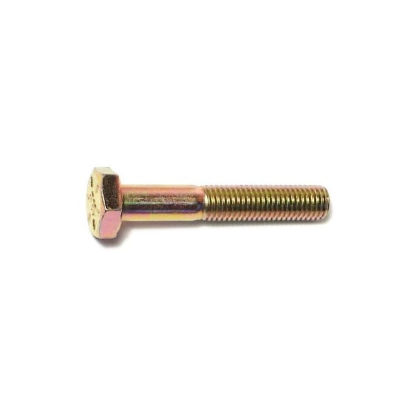 Midwest Fastener Grade 8, 1/4"-28 Hex Head Cap Screw, Zinc Yellow Steel, 1-1/2 in L, 50 PK 00829 - main